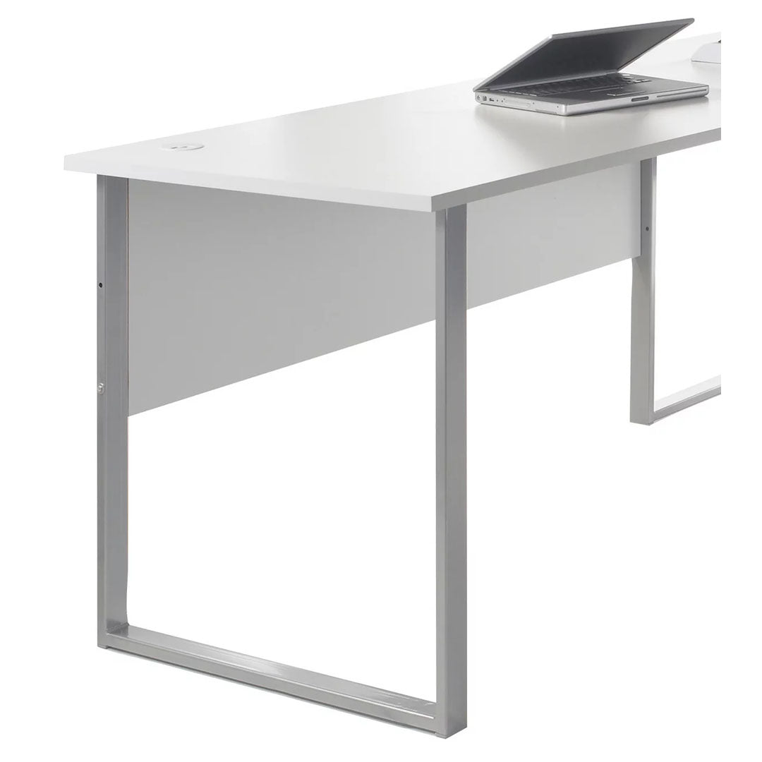 BIROUL DE COLT 170+223/77/73 cm în gri deschis