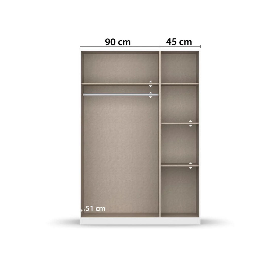 DULAP 136/197/54 cm 3 usi