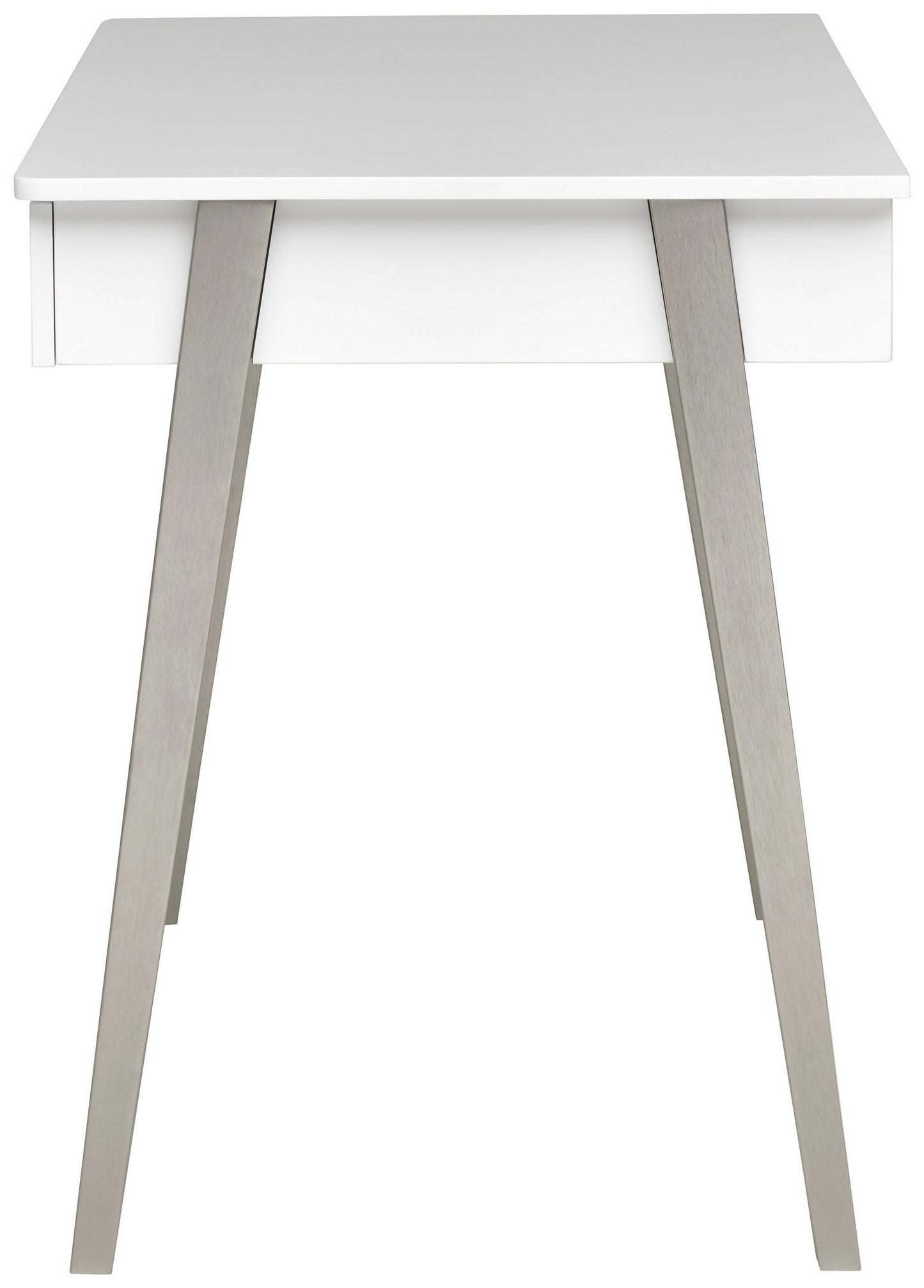 Birou alb (120 x 60 cm) cu spațiu de depozitare: modern și practic