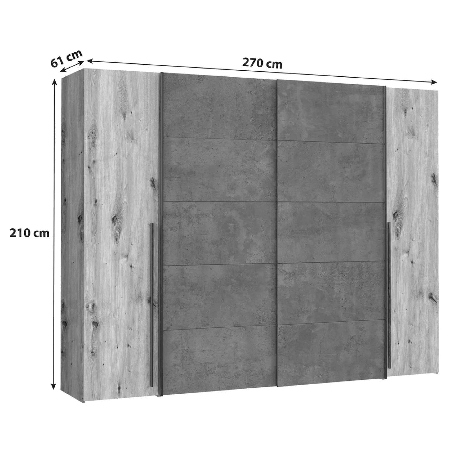 DRESSING 270/210/61 cm 4 usi