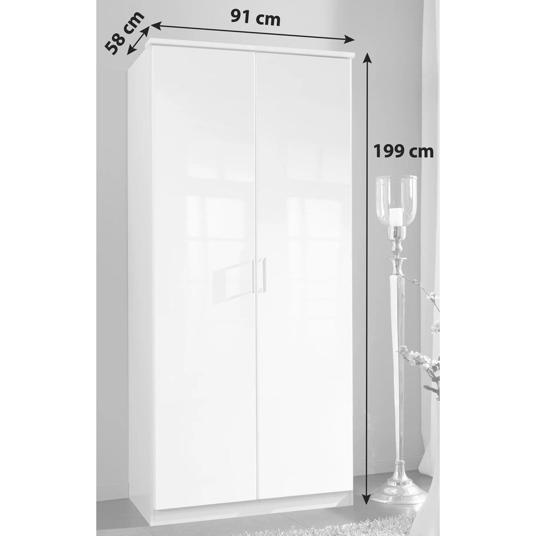 DULAP 91/199/58 cm 2 usi