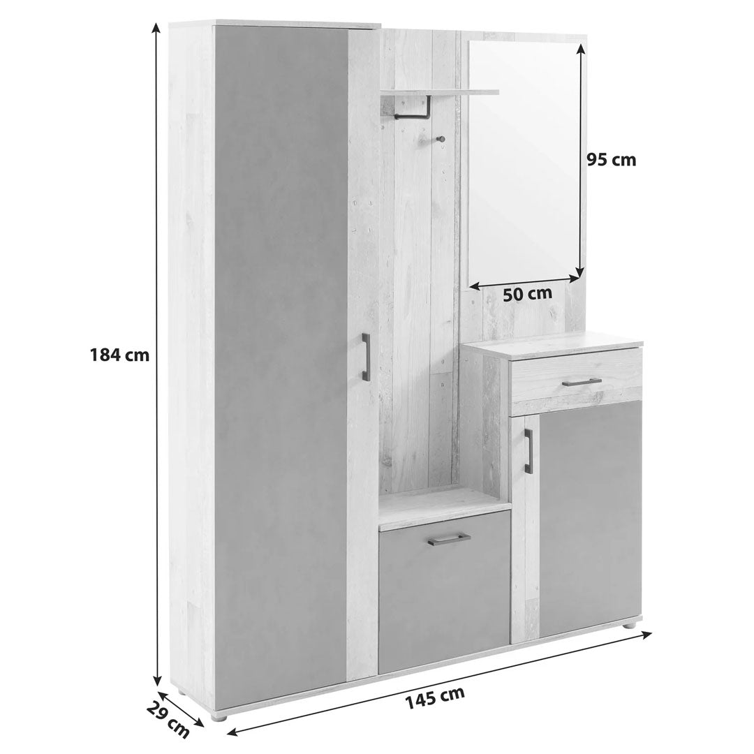 CUIER PENTRU HAINE 145/184/29 cm
