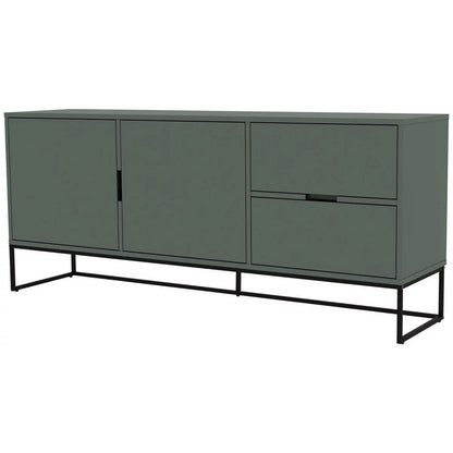 COMODA 176/76/43 cm în gri, alb