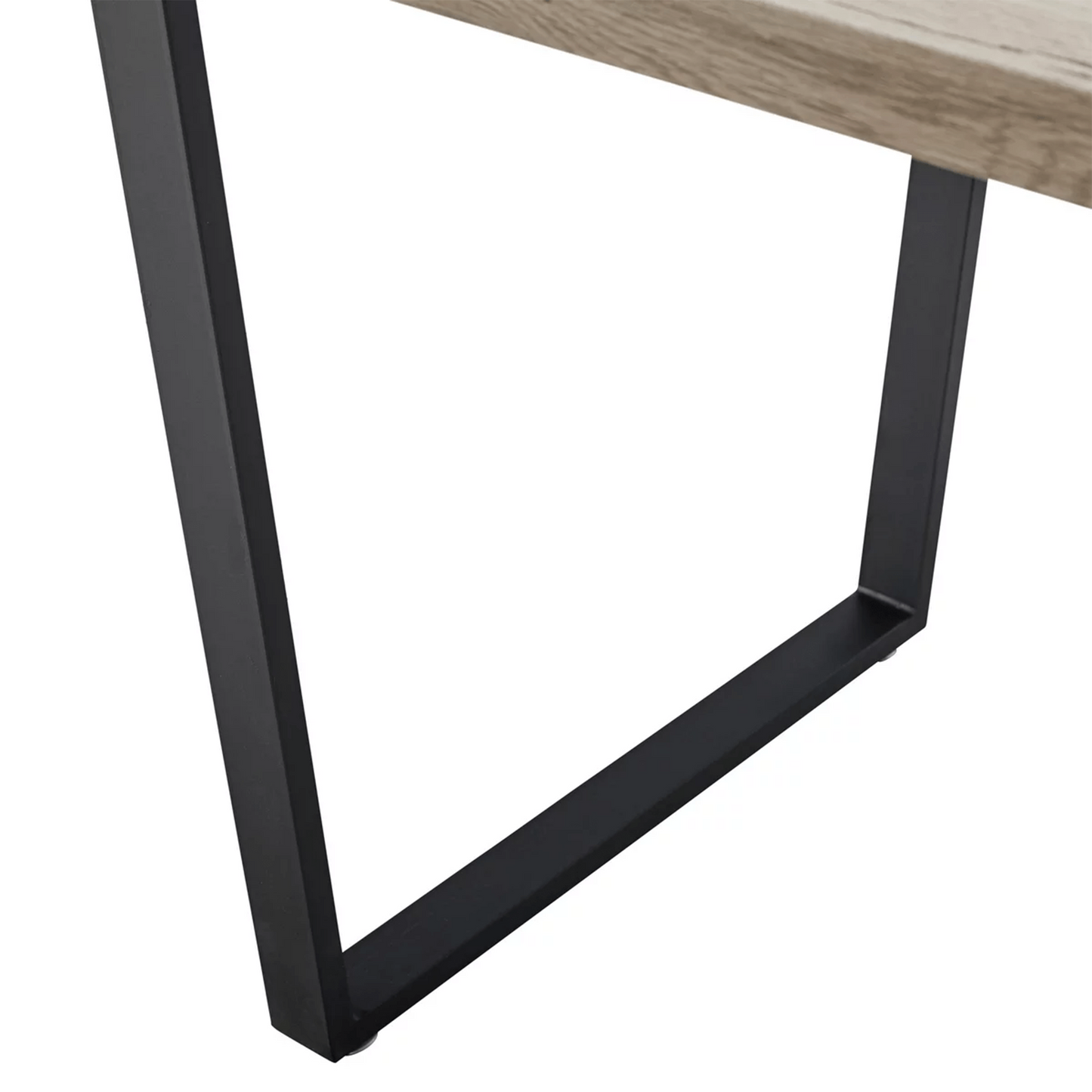 Masă din furnir lemn stejar (160/90/76cm)