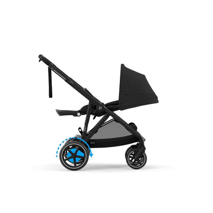 CĂRUCIOR PENTRU COPII CYBEX e-Gazelle S Moon Black