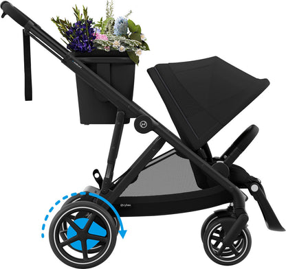 CĂRUCIOR PENTRU COPII CYBEX e-Gazelle S Moon Black
