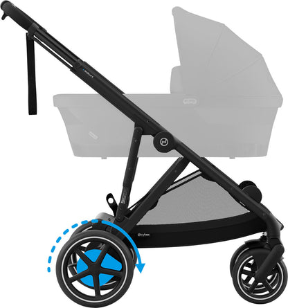 CĂRUCIOR PENTRU COPII CYBEX e-Gazelle S Moon Black