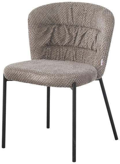 Scaun gri modern din lemn și metal