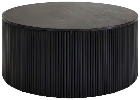 MĂSUȚĂ DE CAFEA DIN LEMN ȘI PIATRĂ