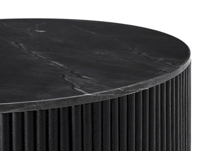 MĂSUȚĂ DE CAFEA DIN LEMN ȘI PIATRĂ