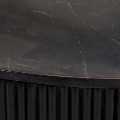 MĂSUȚĂ DE CAFEA DIN LEMN ȘI PIATRĂ