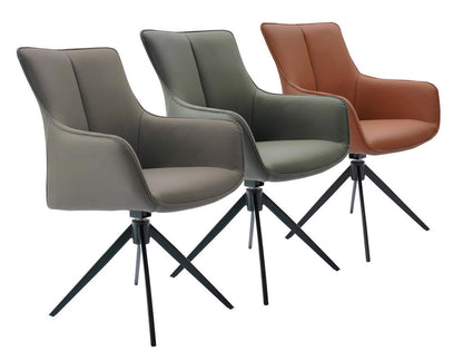 FOTOLIU ROTATIV DIN PIELE GRI