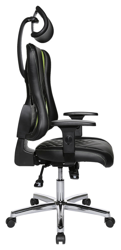 SCAUN DE GAMING ÎN NEGRU ȘI VERDE