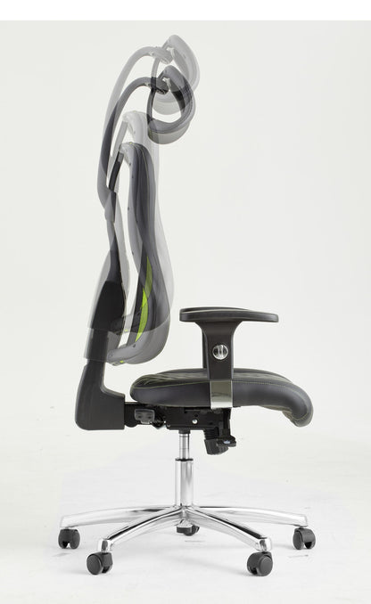 SCAUN DE GAMING ÎN NEGRU ȘI VERDE