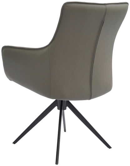 FOTOLIU ROTATIV DIN PIELE GRI