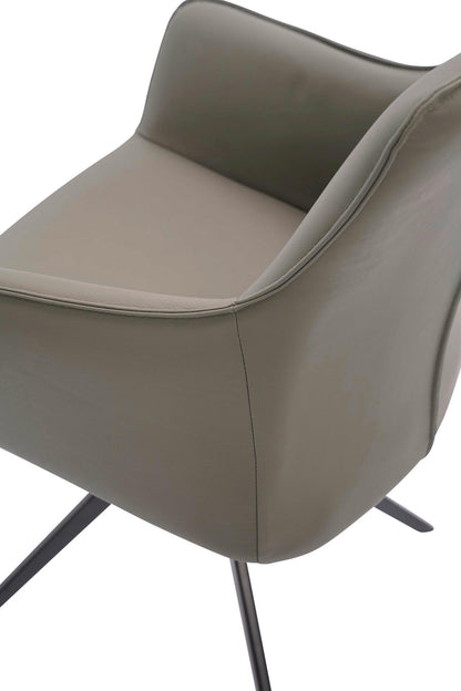 FOTOLIU ROTATIV DIN PIELE GRI