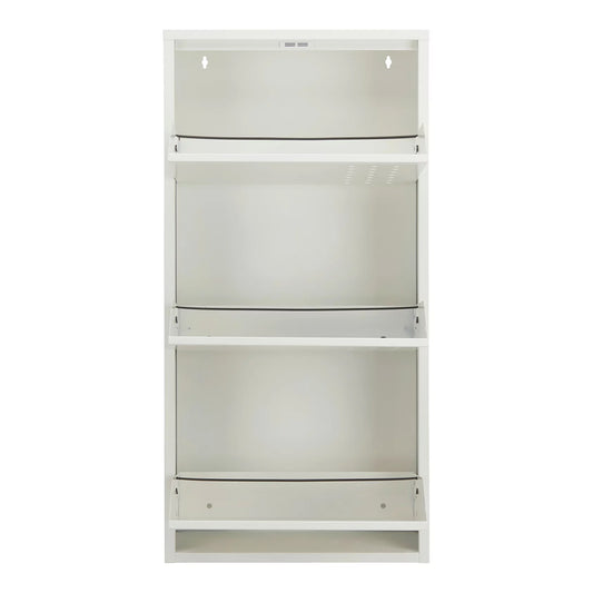 Pantofar metalic alb