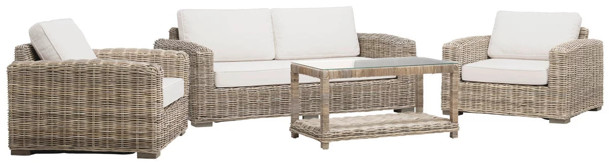 SET CANAPEA ȘI FOTOLII DIN RATAN